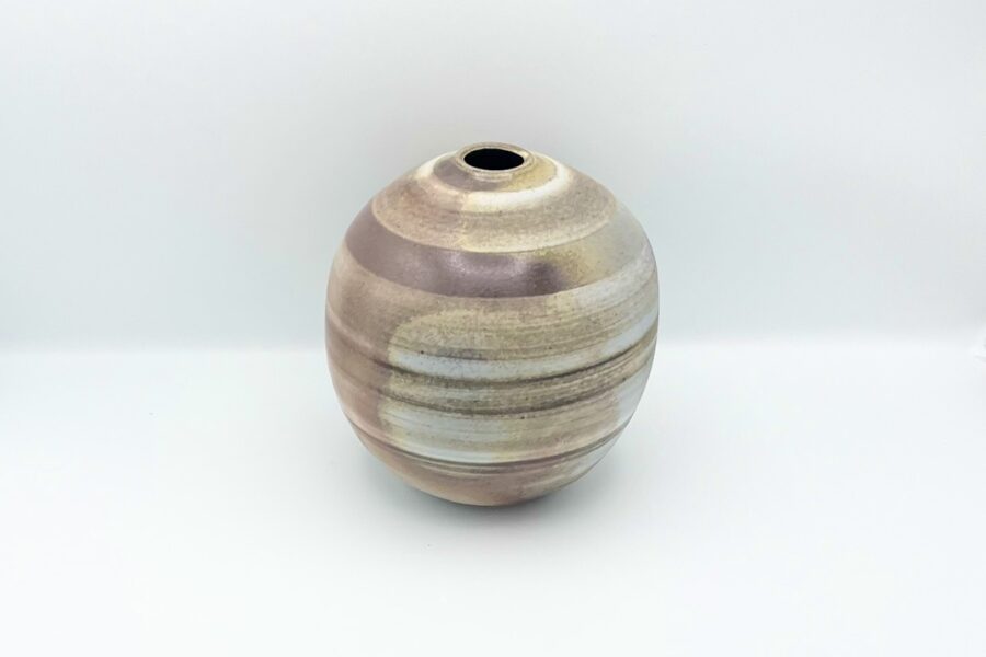 Vase Steinzeug Holzofenbrand