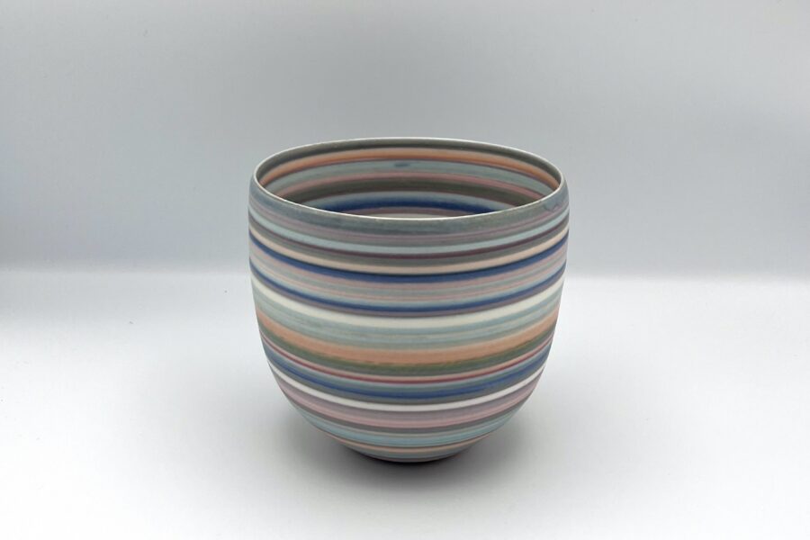 Schale Porzellan matt