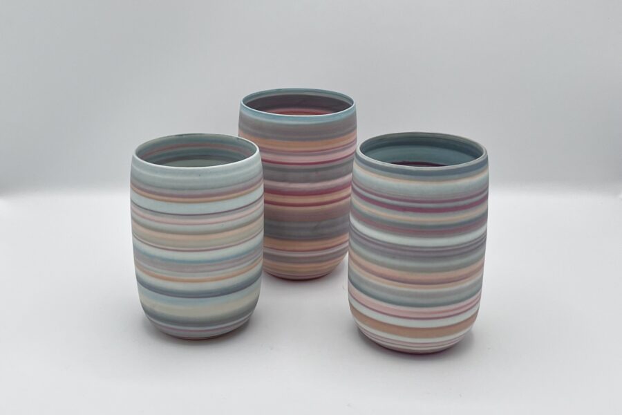 Tasse Porzellan matt